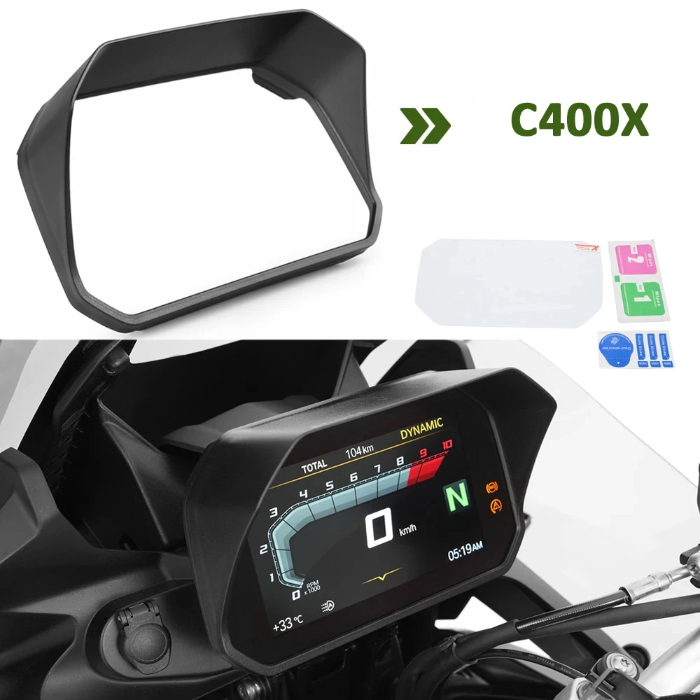 

Instrument hat/sun Visor Motorcycle Instrument Hat Sun Visor Meter Cover Guard FOR BMW C400X C 400 X