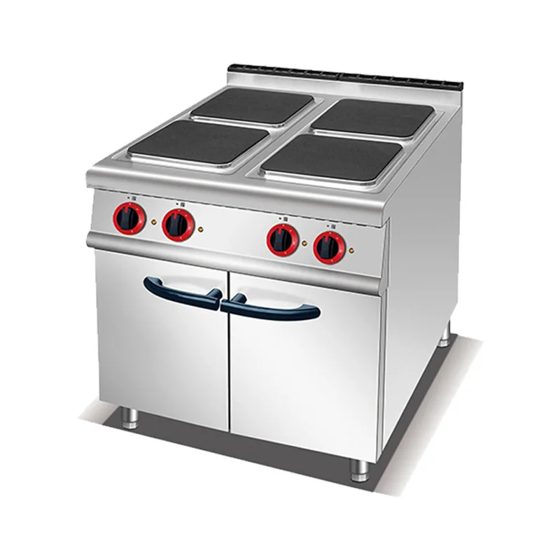 

Vertical four-head cooking oven with oven cabinet base combination furnace, six-plate square round plate ceramic furnace