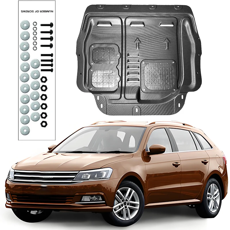 Per Volkswagen SHARAN (Import) 2019 scheda di protezione del motore paraspruzzi paraspruzzi parafango copertura piastra parafango nero parafango per auto parafango