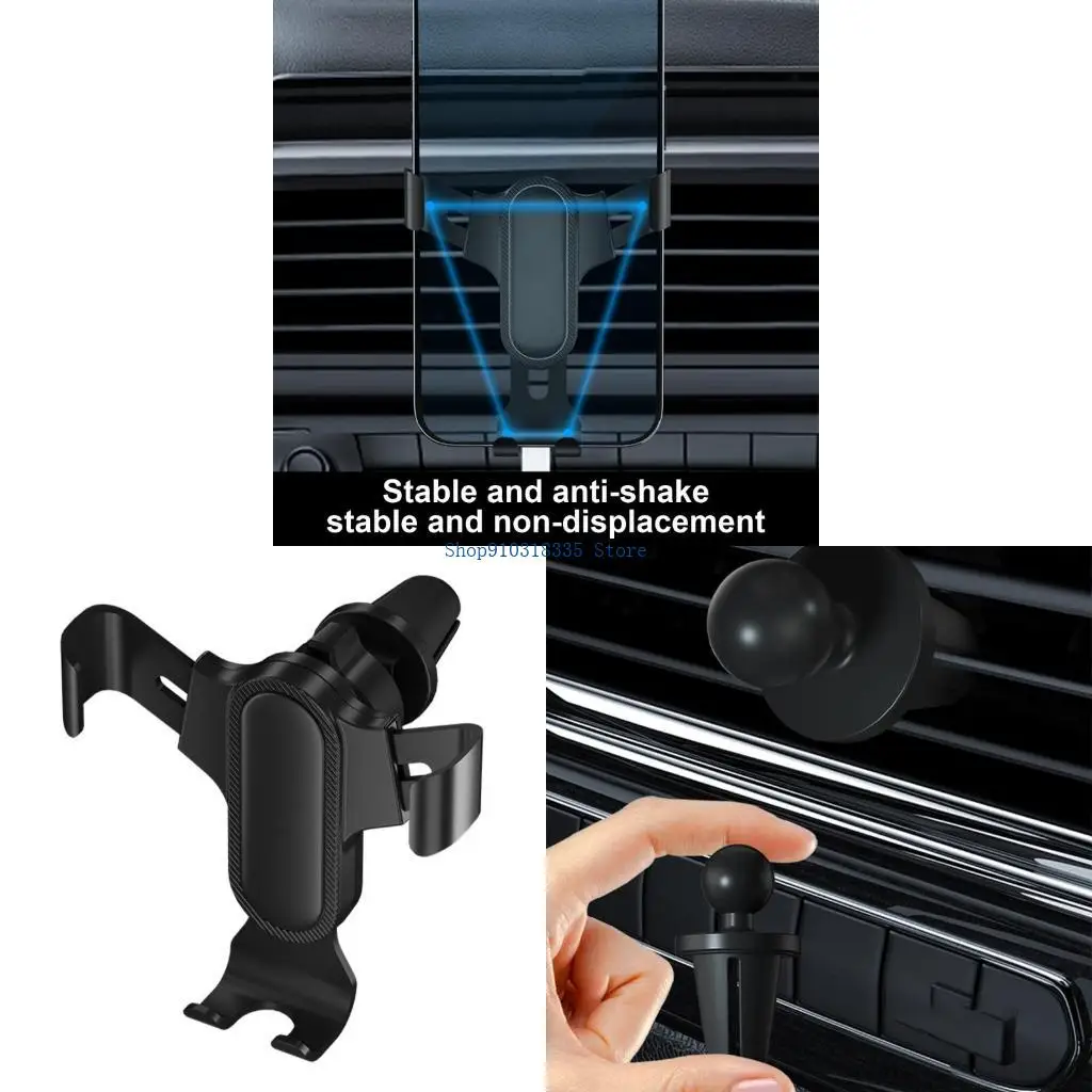 

Car Phone Holder Mount Phone Mount Holder For Car Vent Air Vent Clip Never Blocking Cellphone Holder