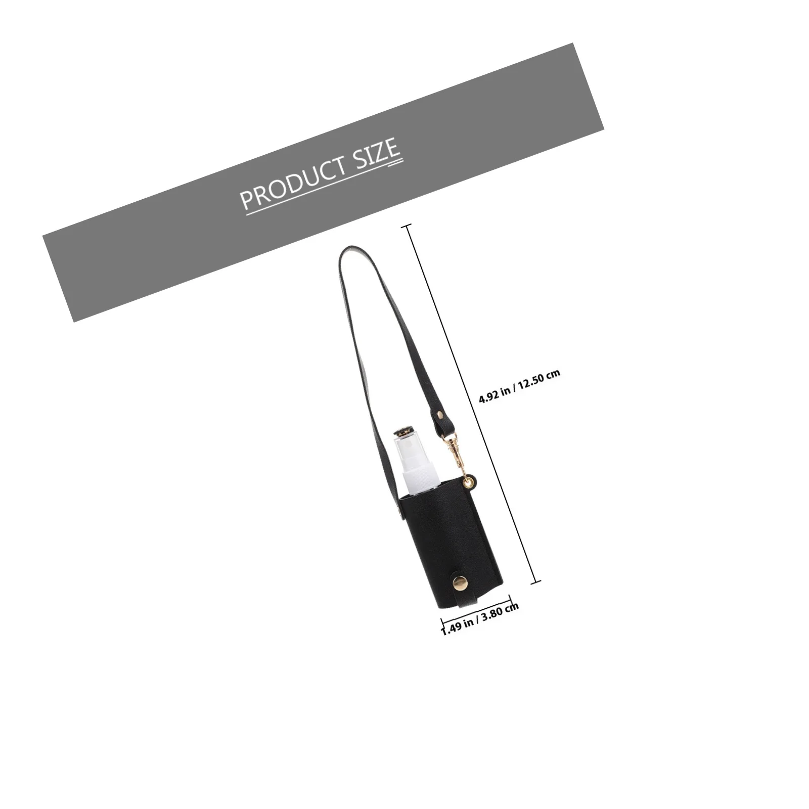 Garrafa de viagem vazia 25ml portátil pendurado dispensador de loção com caso do plutônio recipiente do pulverizador para mão recarregável