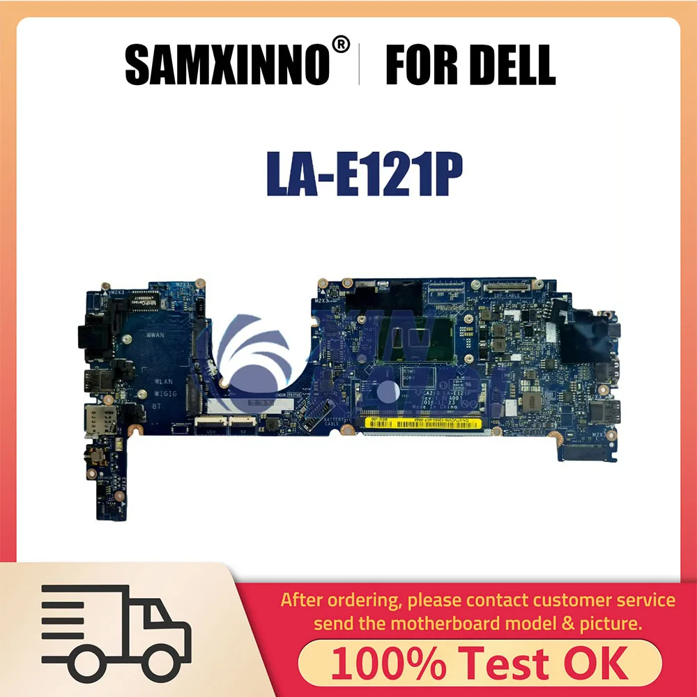 Notebook Mainboard For Dell Latitude 7280 E7280 HP2CR CN-0HP2CR LA-E121P Laptop Motherboard With I5 I7 6th 7th CPU 100% Tested