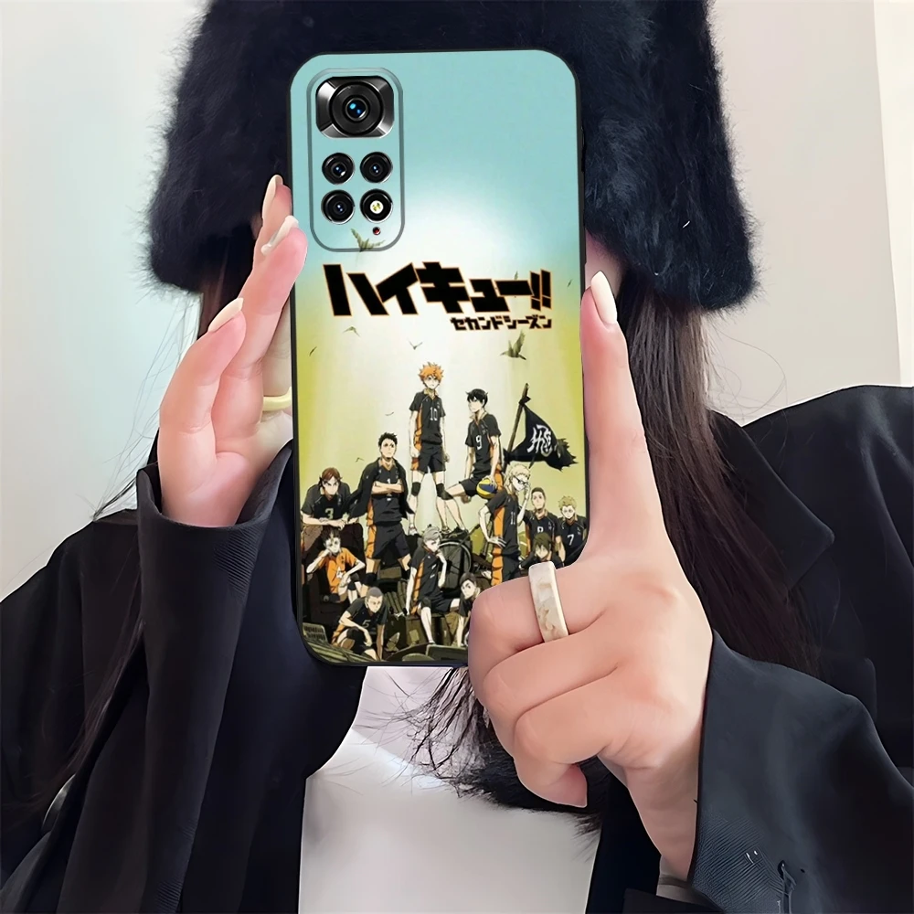 Haikyu Phone Case Fundas for Xiaomi Redmi Note 14 10 13 12 Pro POCO F4 F5 X5 Pro 12 13 11T Lite Ultra Cover