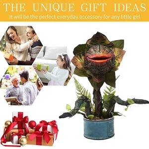 Piranha-Resin Decorative Ornament von Blumen für Liebhaber von fleischfressenden Pflanzen, exklusive Skulpturen, einschließlich Blumenvase 10 Hauptverkäufe von Mini Piranha - №6