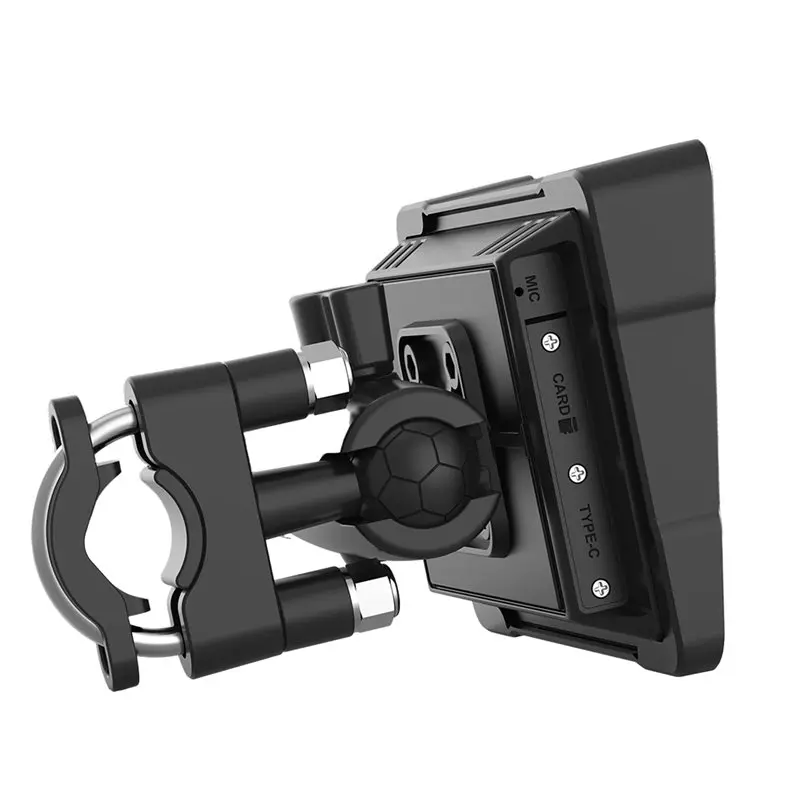 Wireless 5Inch Motorcycle Navigation Screen Android Auto Carplay MP5 Player Waterproof Portable Display