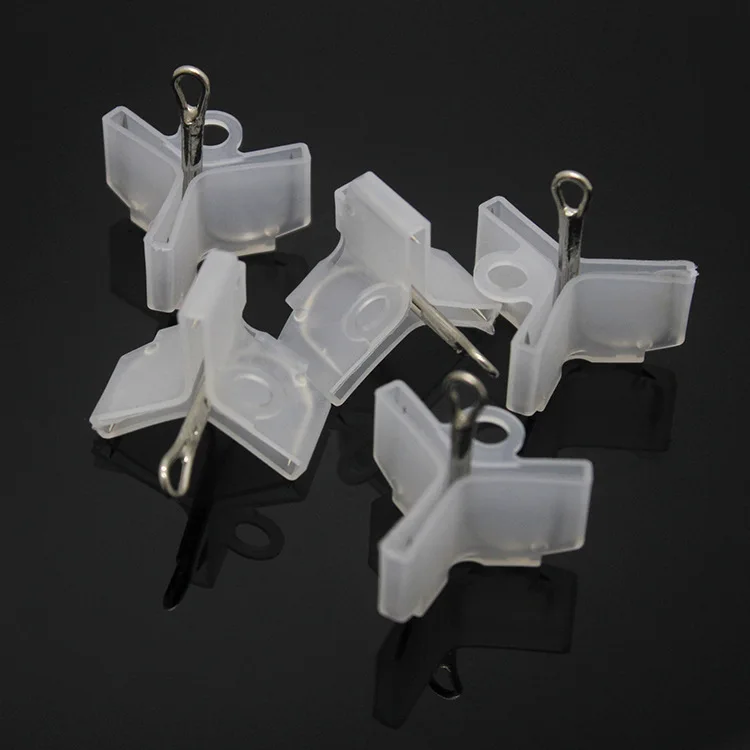 20pcs Plastic Treble Hook Protectors Covers for Fishing Lures 5 Sizes Holders Case Bonnets Caps Safety Protector