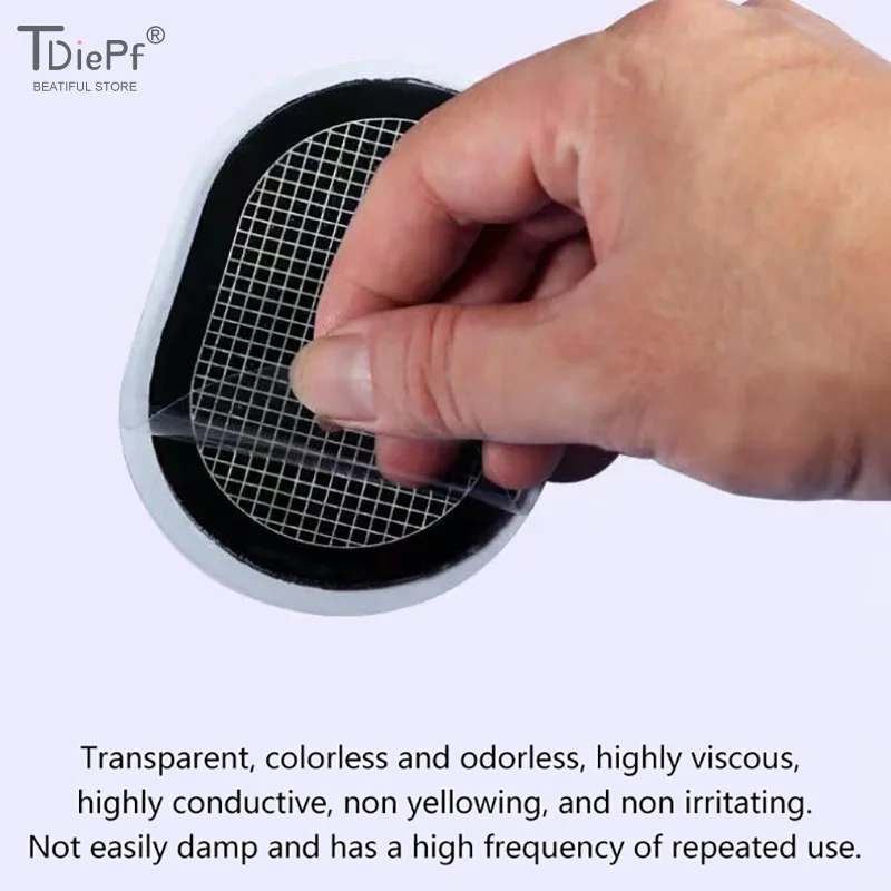 

3 шт., сменные гелевые пластыри для живота, электродные подушечки, электрический пластырь для стимуляции мышц, отличная проводимость, многоразовый