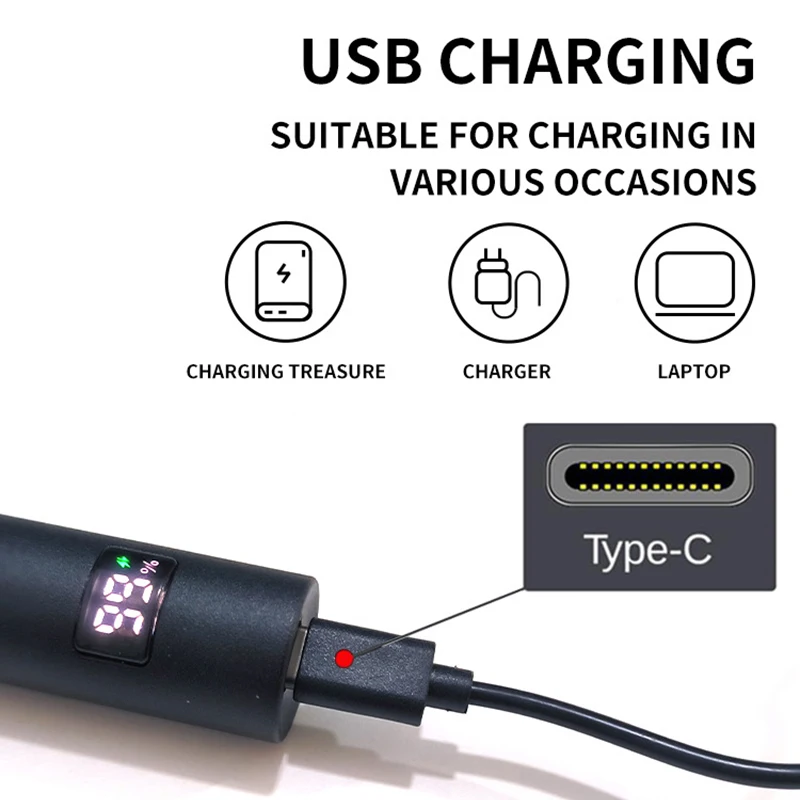 الكهربائية الأنف الأذن الشعر المتقلب للرجال غير مؤلم قابلة للشحن الحواجب اللحية مقص الشعر ماكينة حلاقة 3 في 1 الأنف الشعر المتقلب #5