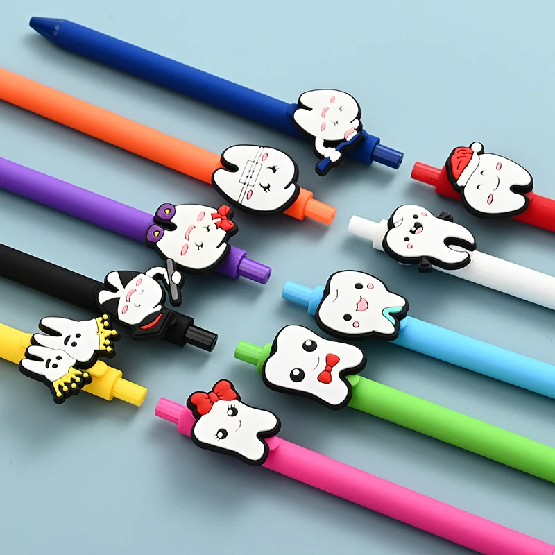 ปากกาเขียนปากกาหมึกเจลเรียบเนียนสุดสร้างสรรค์ปากกาเขียนลายการ์ตูนน่ารักอุปกรณ์สำหรับโรงพยาบาล