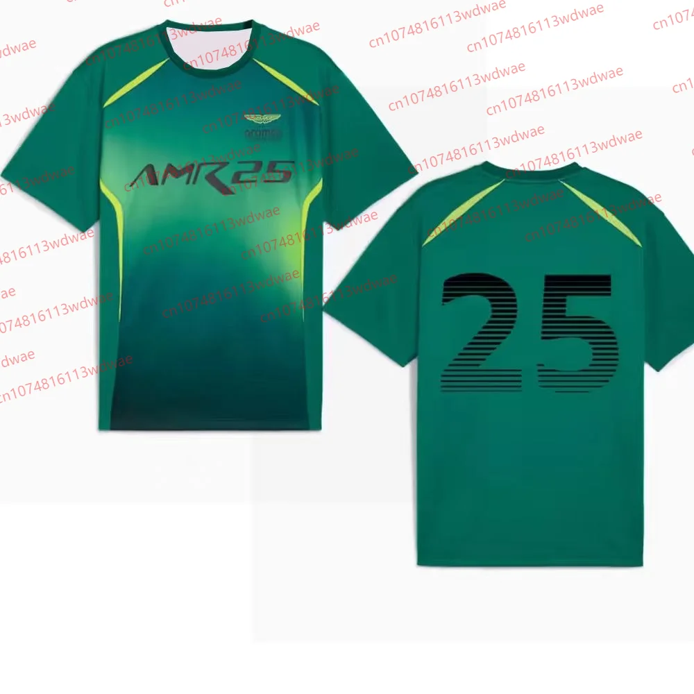 

Новые поступления, футболка Aston Martin, тренировочный костюм гоночной команды 2025 A MR 25, специальное издание Fernando Alonso 14 Kit, мужская и женская футболка