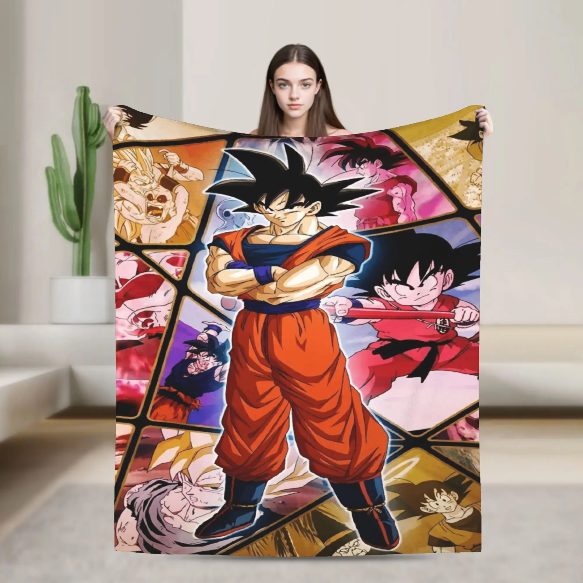 D-Dragon Anime Blanket Super Soft  Throw Blanket Winter Boy Girl Chair Sofa Bed Camping Bedspread