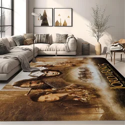 Movie L-Lord of The Rings H-Hobbit Room Mats Retro Multiple Choice Living Room Kitchen Rug Non-Slip Welcome Rug