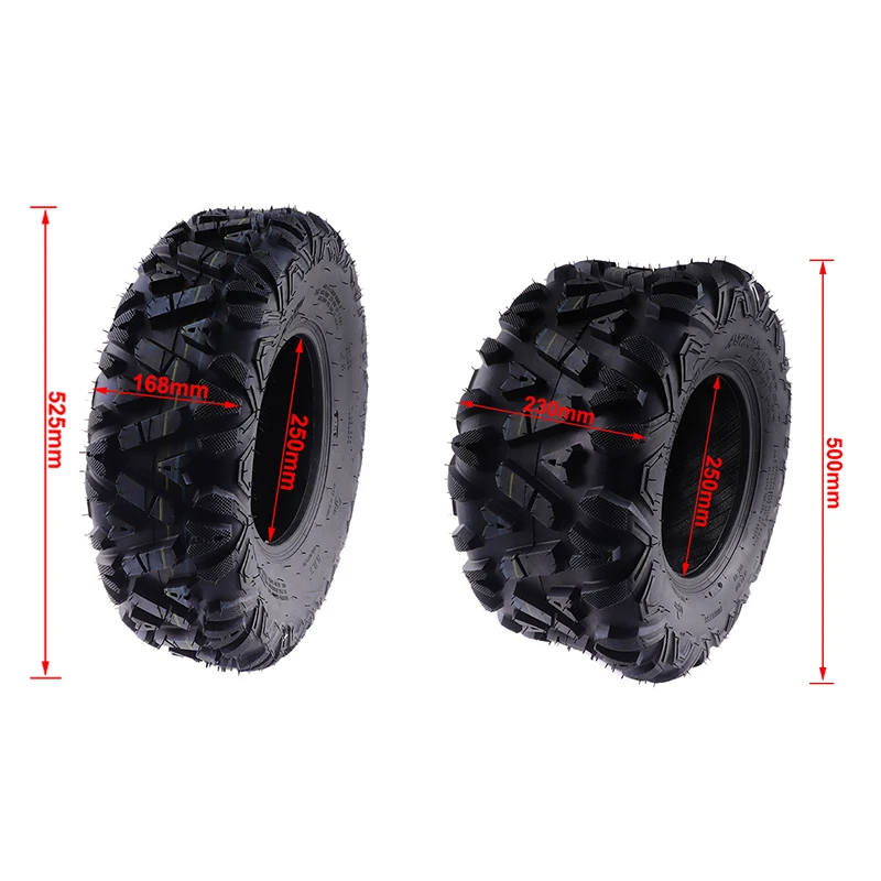1 Set 23x7.00-10 Vacuum Tire Front Tyre 23x7.00-10 Rear Tyre 22X10-10 Tubeless Tires for ATV Go Kart UTV Buggy Quad Bike Parts - view 4