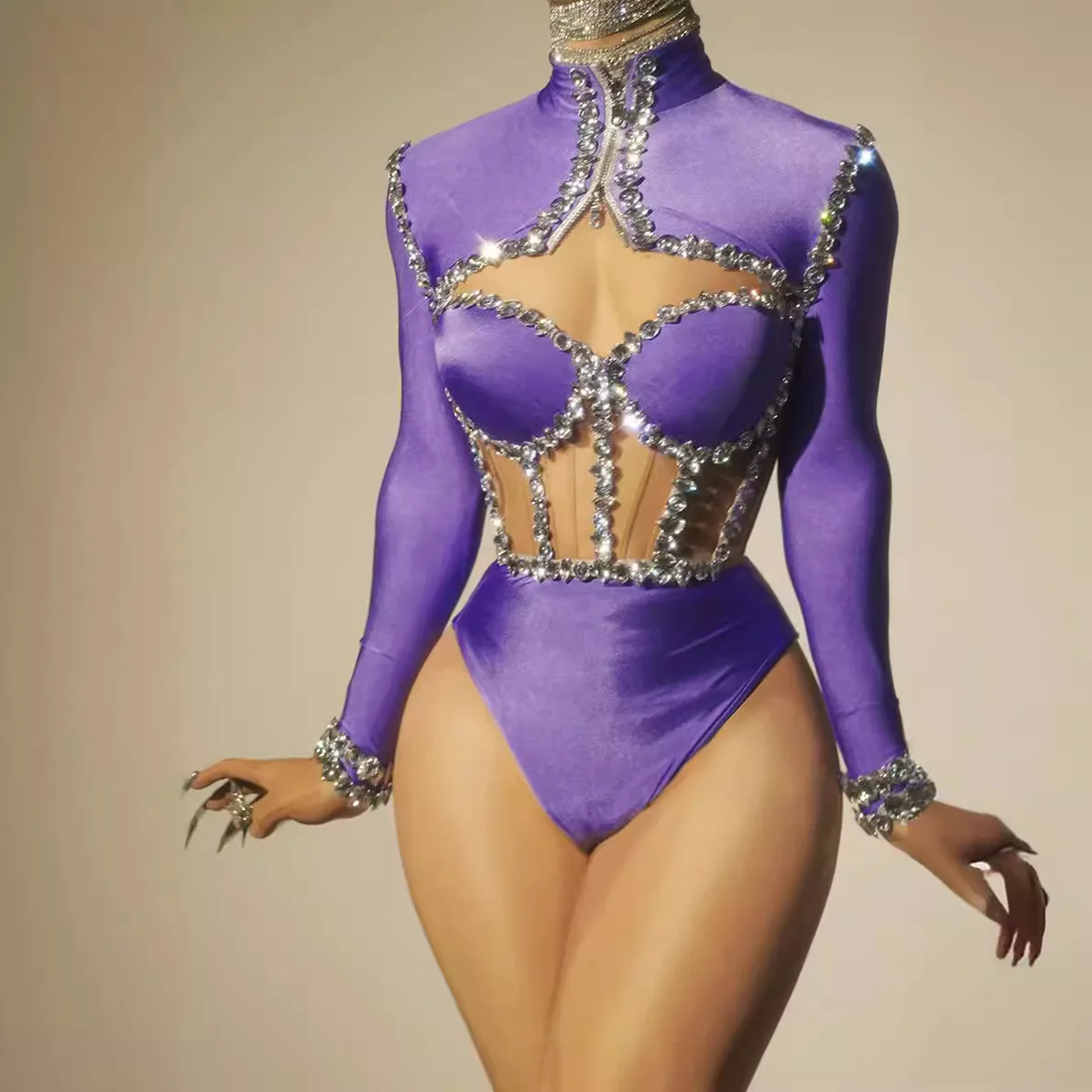 

Hot Selling Bar Nightclub Performance Wear New Style for DJ GOGO Dancer Catwalk Model