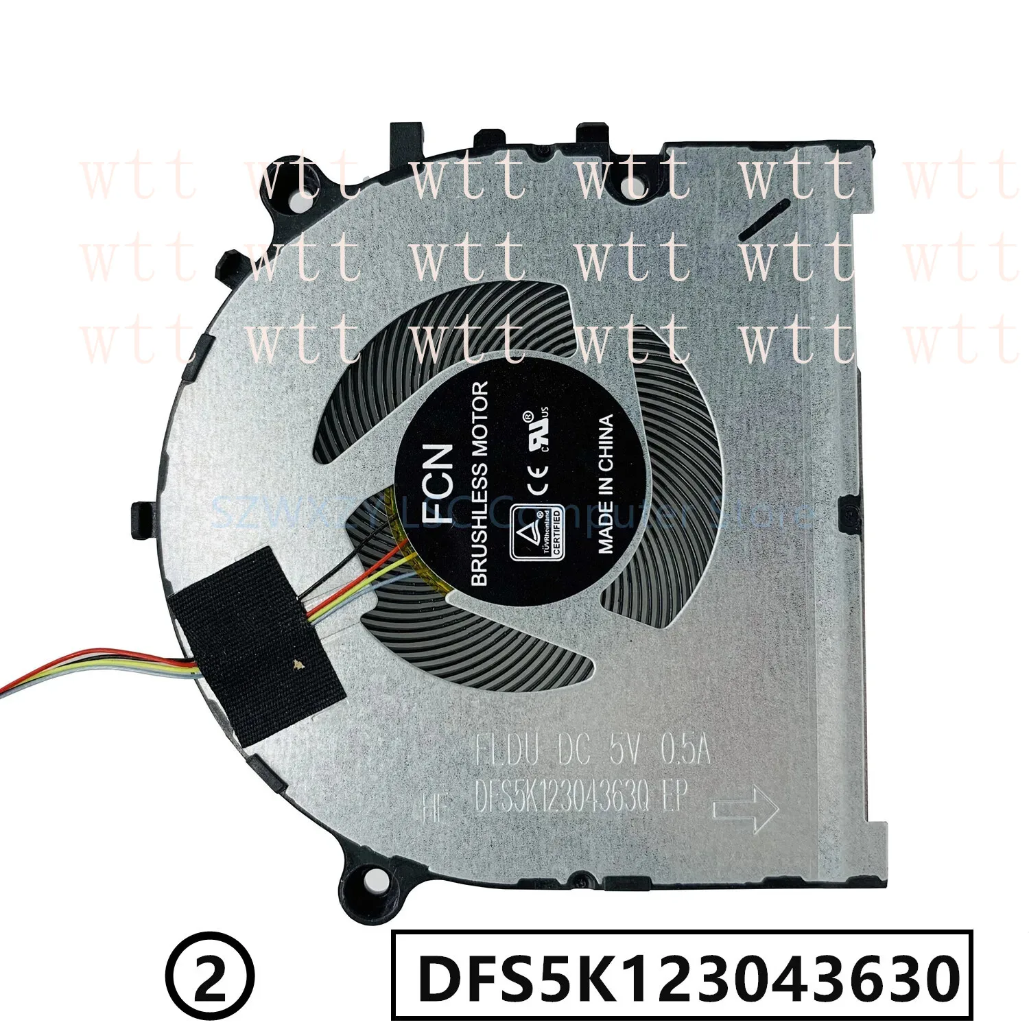 لينوفو ثينك بوك 14s-IML 14s-IWL وحدة المعالجة المركزية GPU مروحة التبريد DFS150305140T 5V 0.5A
