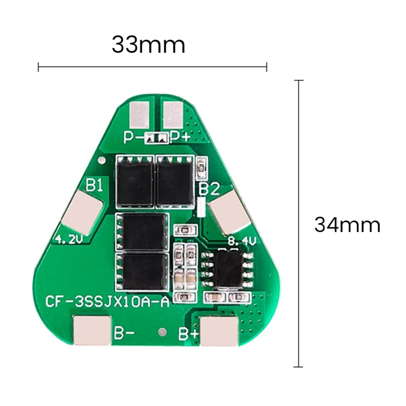 Isi daya baterai Lithium 18650 Li-Ion papan sirkuit BMS papan pelindung baterai Lithium Li-Ion untuk alat listrik/lampu LED tenaga surya