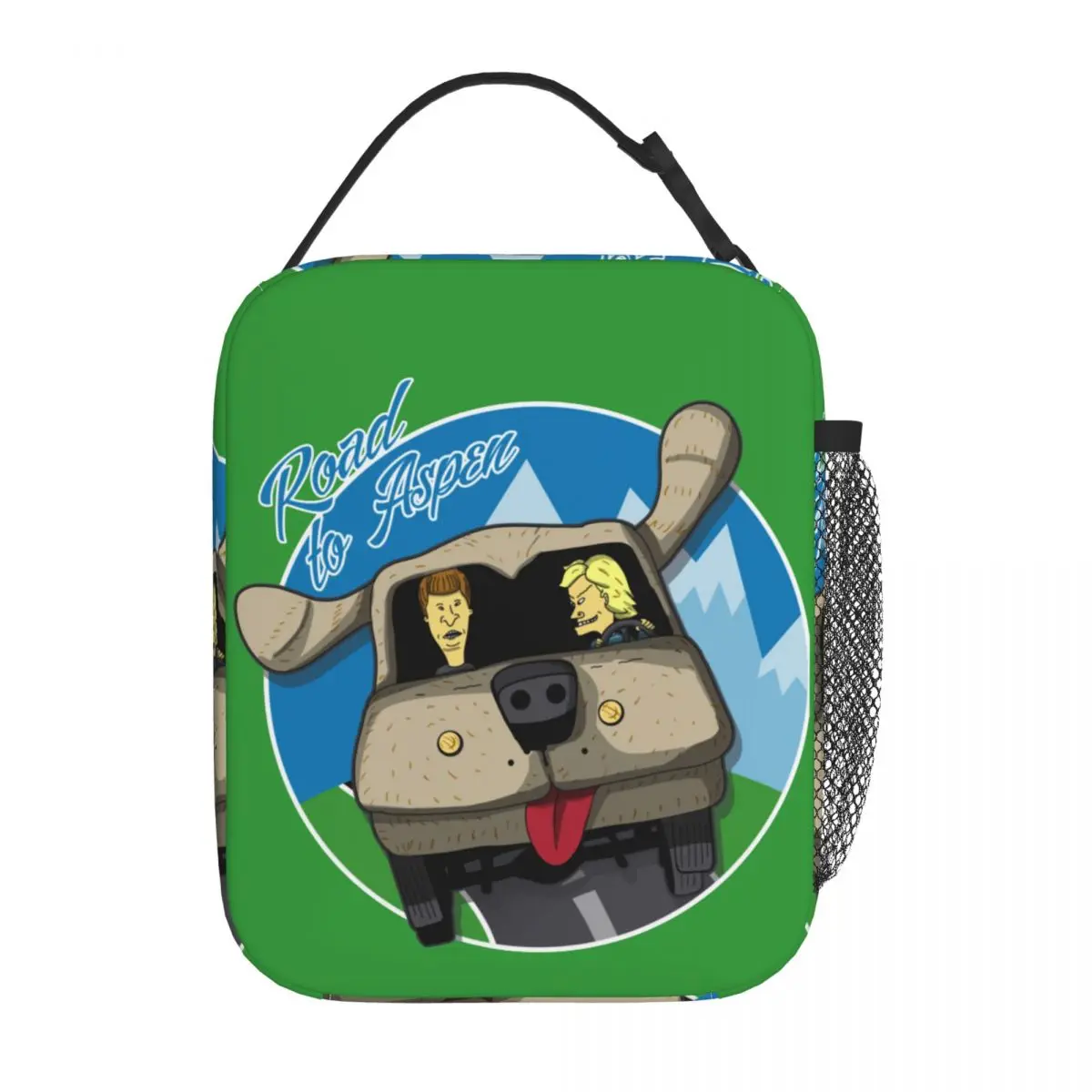 estrada-para-aspenbeavis-e-butthead-isolado-almoco-sacos-portatil-recipiente-de-almoco-saco-termico-lancheira-tote-faculdade-ao-ar-livre