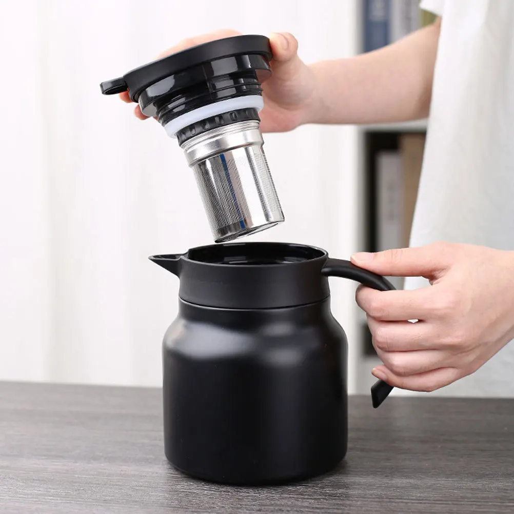

Stainless Steel Insulated Water Bottle Hot Portable Kettle With Handle Household Camping Gift For Family Friends