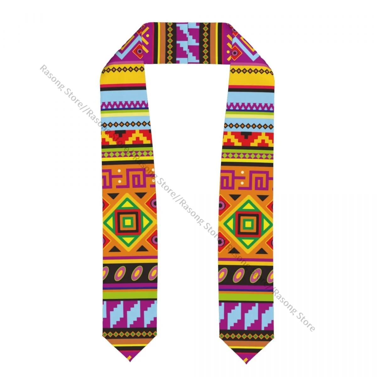 Mexican Pattern Unisex Adult Graduation Stole Shawl for Academic Commencements Celebration Uniform