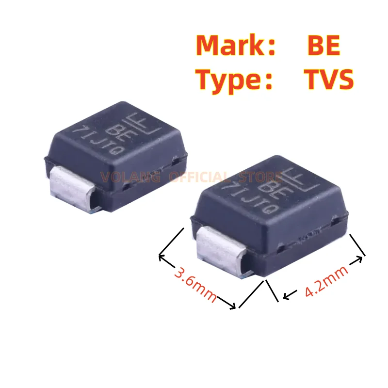 

20 шт SMD TVS диодный знак BE чип новый оригинальный