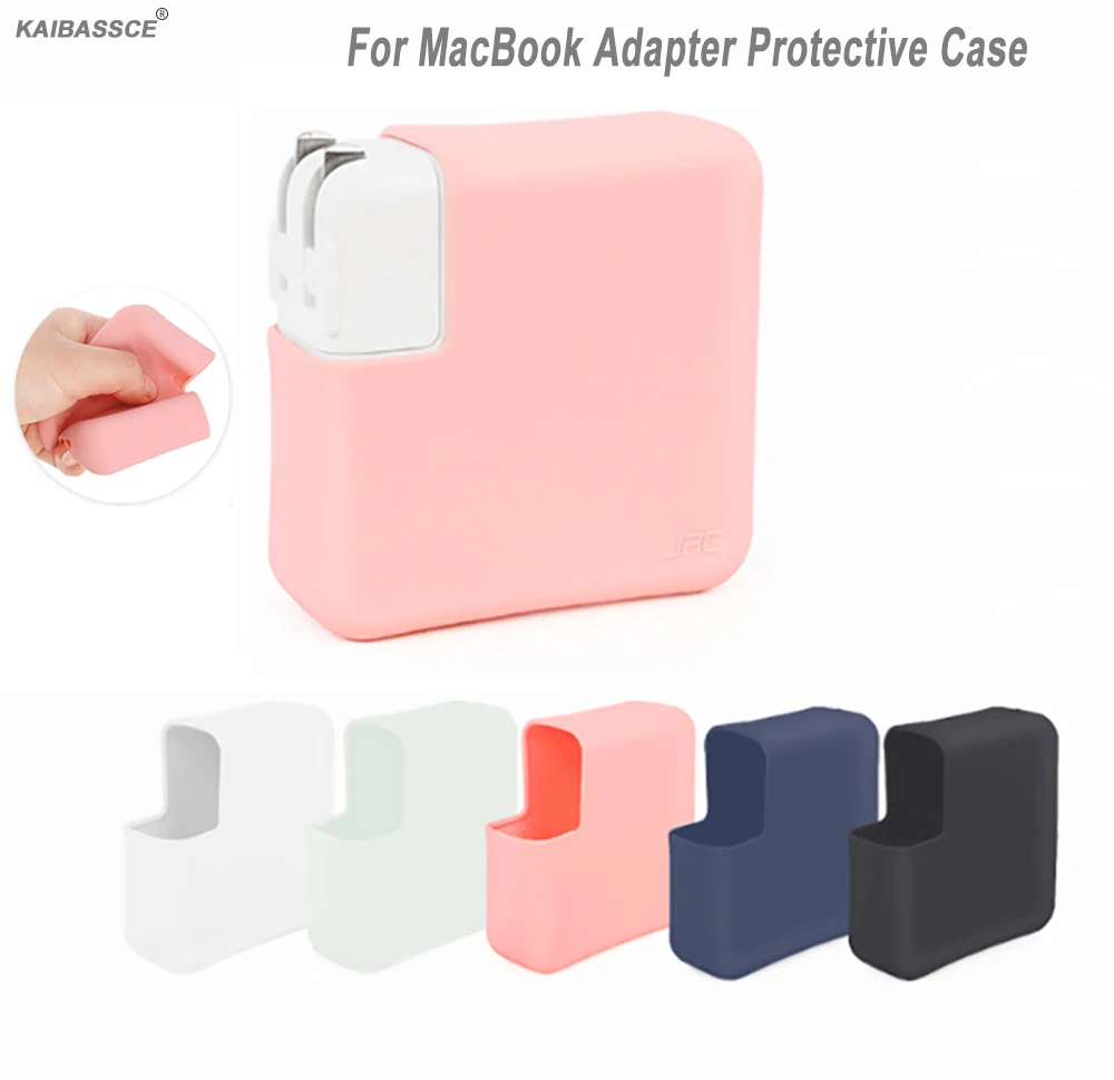 Laptop Charger Protective Case for Macbook Pro13/14/16 Air 67W 140W Dustproof Silicone Adapter Cover Anti-fall Shell Accessories