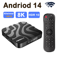 Android TV Box T95max Allwinner H618 Android14 TV Box Support 2.4G/5.8G WiFi6 BT5.0 8K Video Smart Set Top Media Player Google