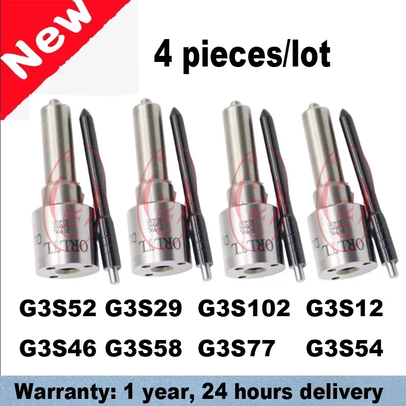 

4 шт. форсунок G3S12 G3S46 G3S58 G3S77 G3S54 G3S52 G3S29 G3S102 для дизельных двигателей DENSO Toyota Hilux Mitsubishi Nissan Cummins