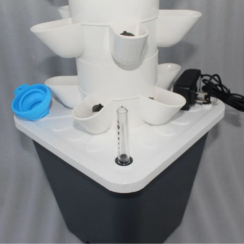 New Mini Column Soilless Cultivation Hydroponic Vegetable Planer Hydroponic Column Tower Home School Project