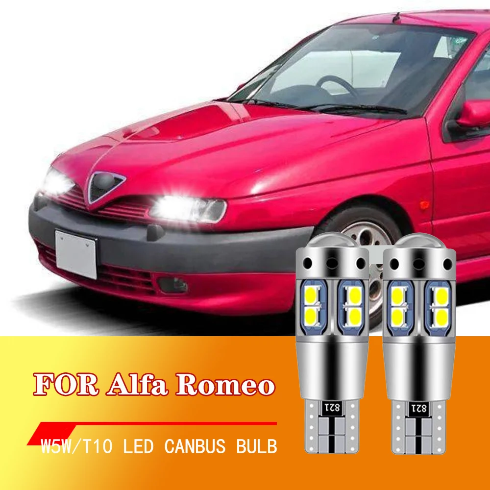 Luz de posición LED para Alfa Romeo 145 146 147 GTV Spider 159 Brera 2006-2010, bombilla de estacionamiento con chip CREE W5W T10 194 Canbus