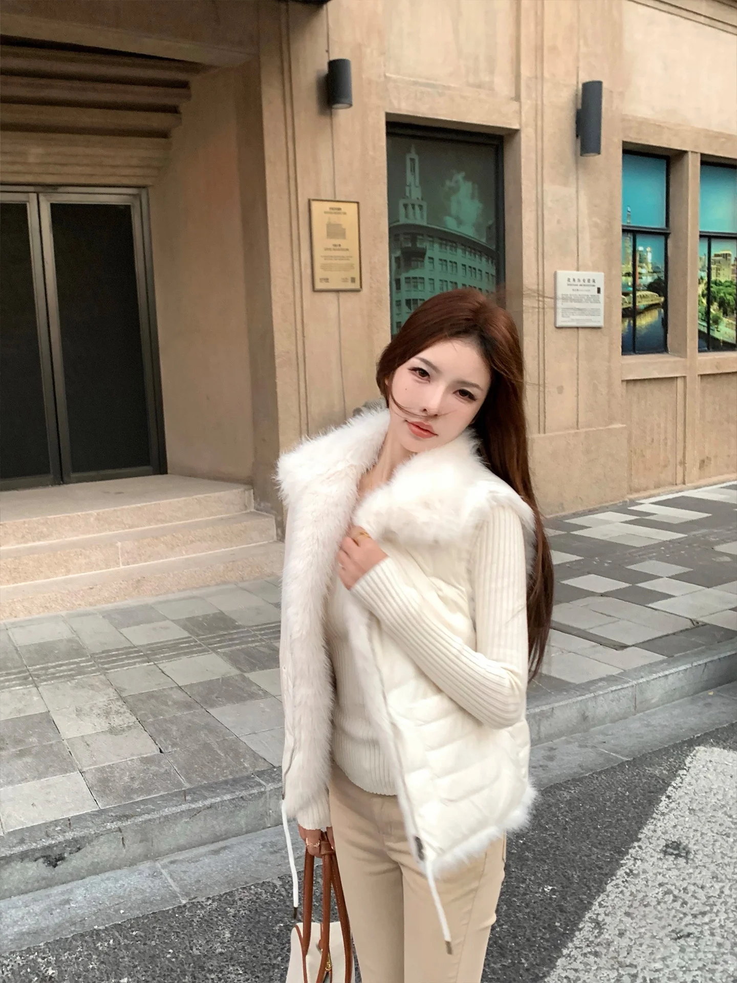 

Onelady женский ор пуховик двусторонний зимний теплый воротник-стойка Svel пушистая верхняя одежда топ для поездок на работу