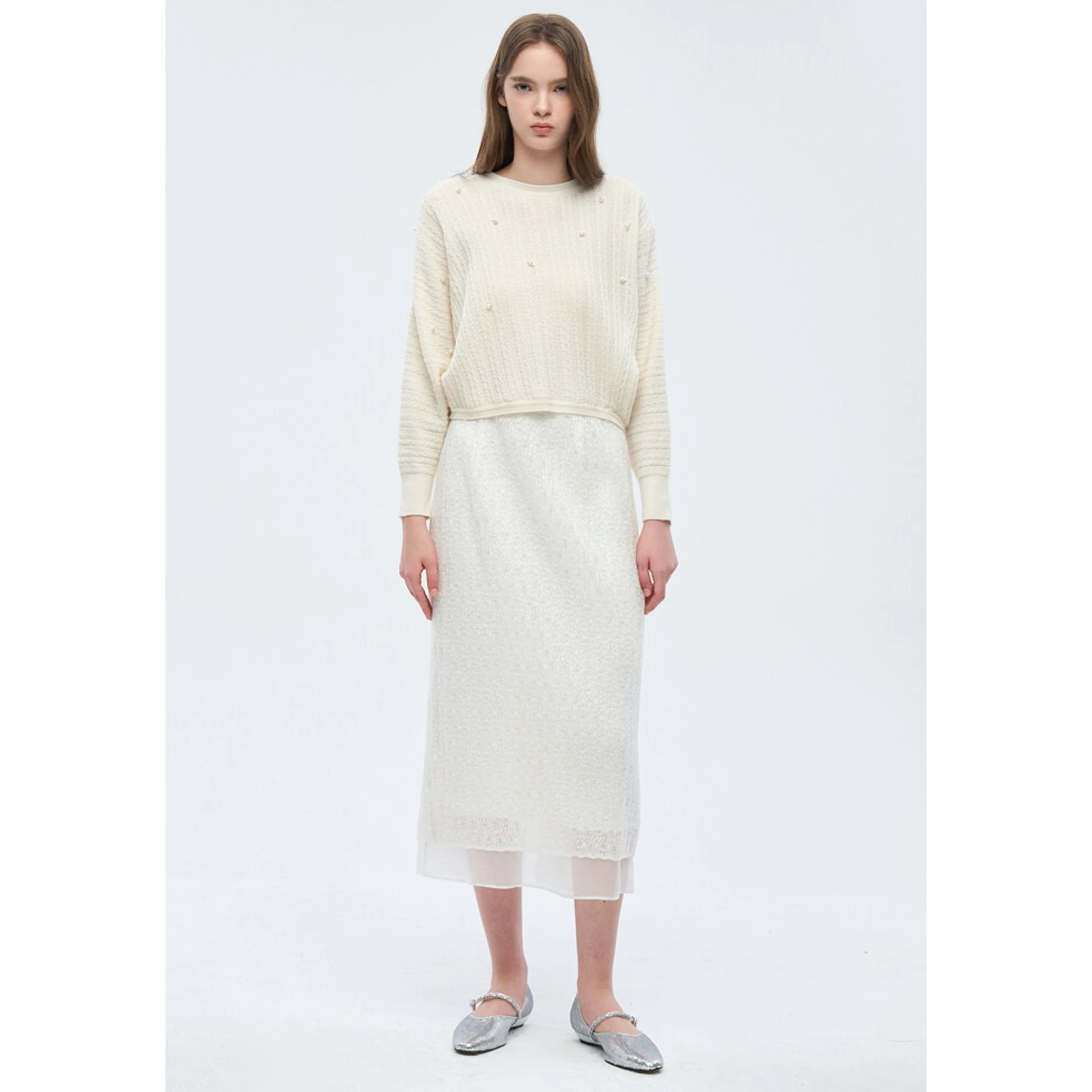 

Женский вязаный свитер из шерсти Lemon Cheese OBZ26 Spring Ele Faion, свободного кроя, универсальный, плотный, с крупными вязаными элементами, для повседневной носки