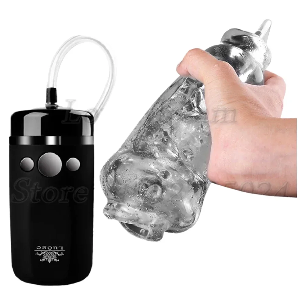 Automatic Oral Masturbator With Air Pressure & 10 Speed Vibration_voghion.com