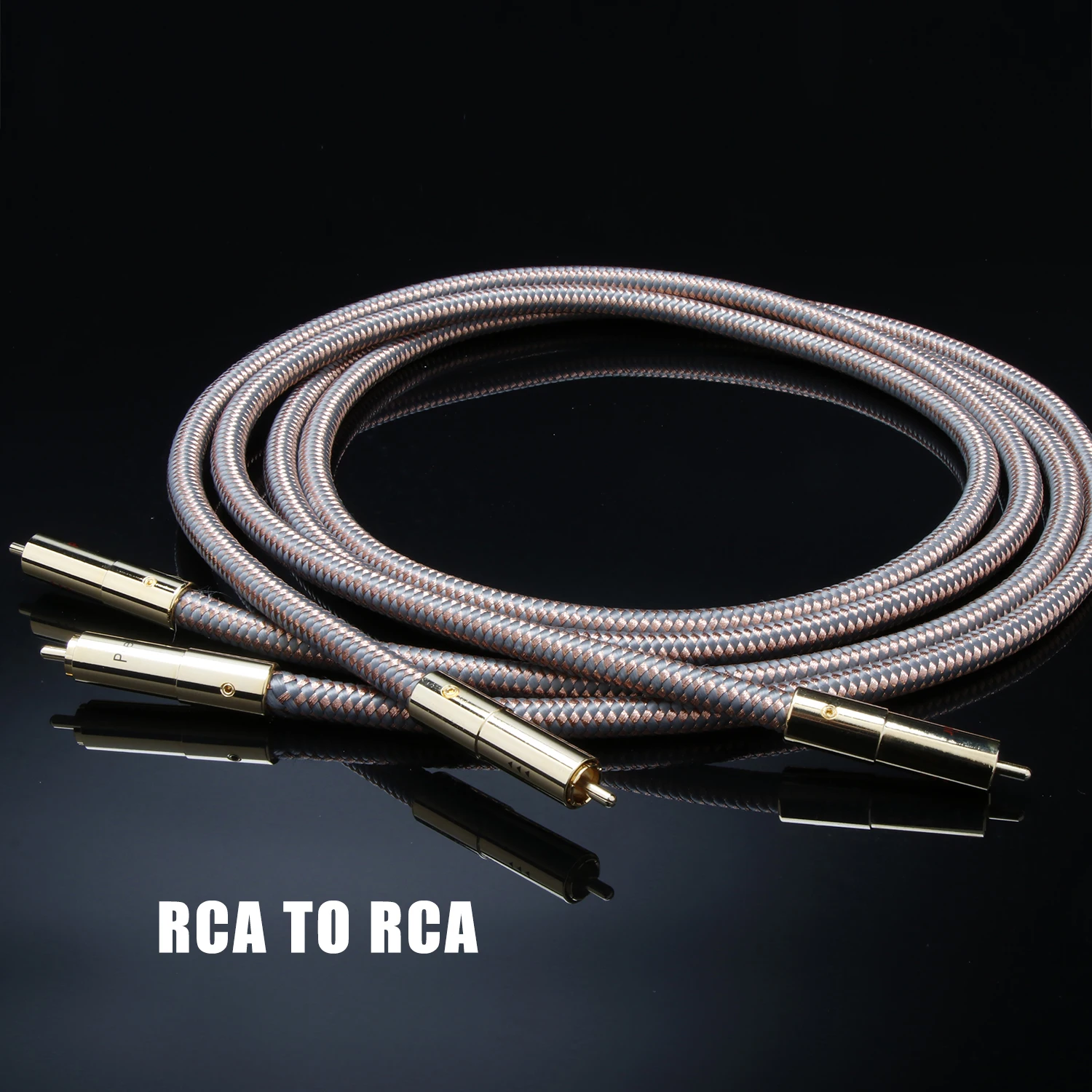 Pair XLR Cable RCA Signal Cable Gold Plated 3Pin XLR Balanced Interconnect Audio Cable