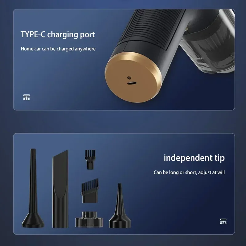 Xiaomi MIJIA 2 in 1 무선 진공 1290000Pa 가정용 차량용 휴대용 핸드헬드