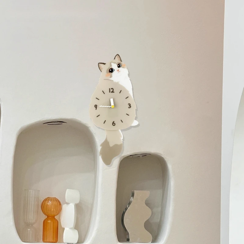 

Cute Elegant Design Wall Clock Korean Kids Bedroom Living Room Wall Clock Aesthetic Girly Reloj Pared House Decorations