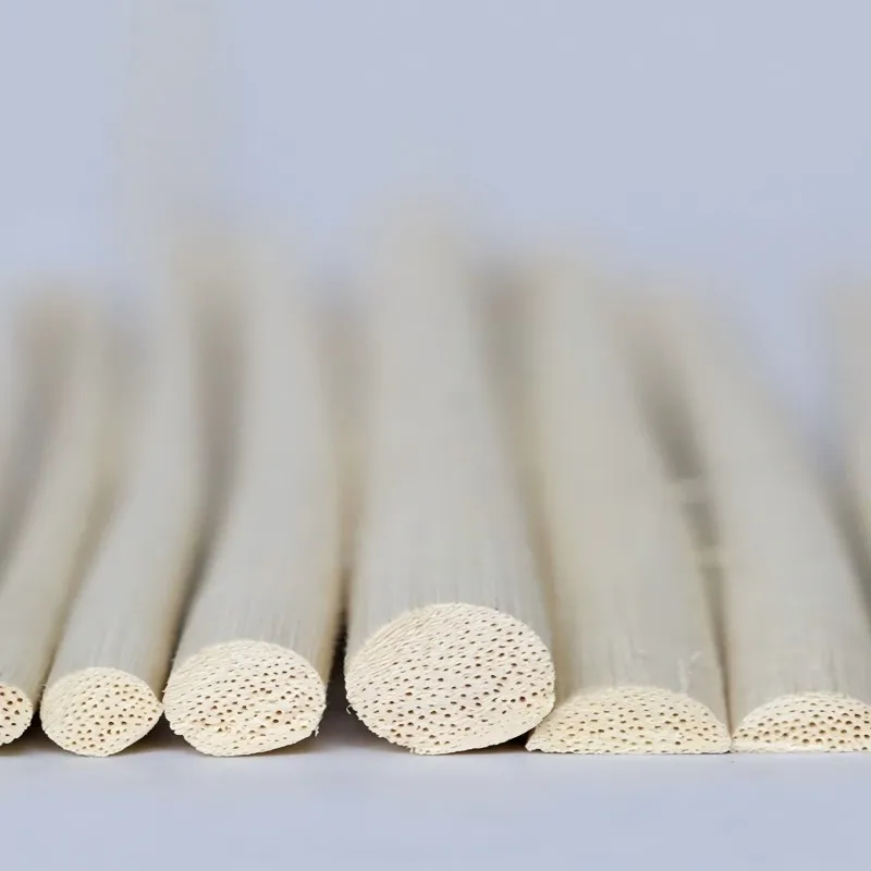 Natürlicher Rattan-Spline 4–11 mm, 250 g – halbrund, Kannenmaterial, Rohr-Spline-Korb, Webzubehör für Rohrgeflecht-Stuhl