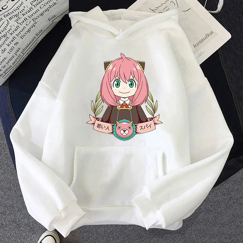 Spy X Family Anime Characters Printed Fashion Women's Clothing Casual Hoodies Sports Street Style Trendy Matching Cute