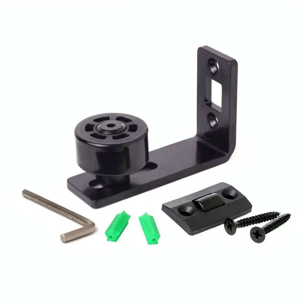 Sliding Barn Door Floor Guide Adjustable Stay Roller For Cabinet Doors Wood Doors Hardware Mounting Accessories