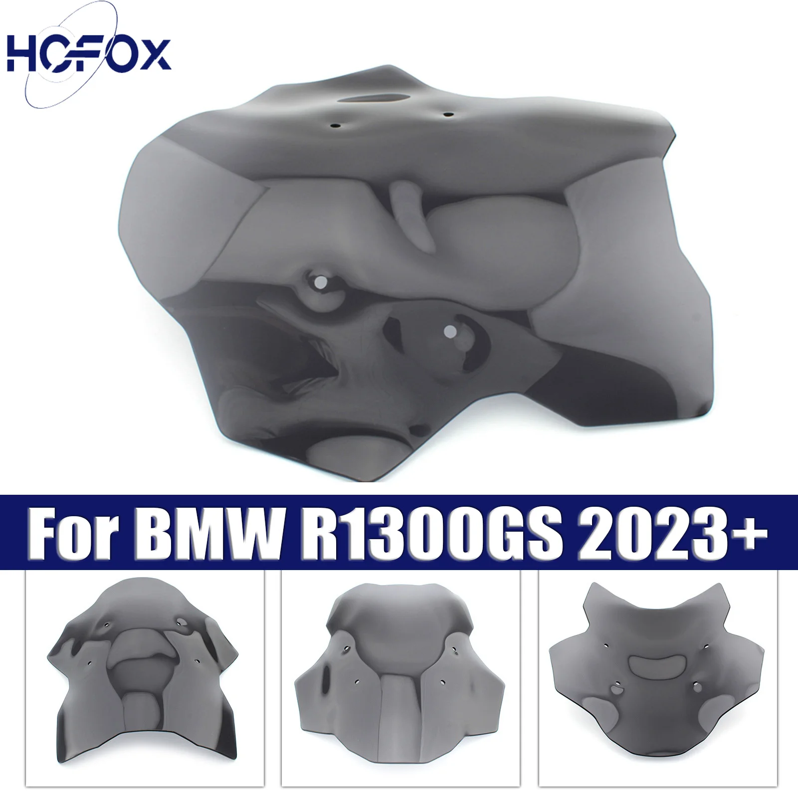 

Для BMW R1300GS 2023 + лобовое стекло мотоцикла, новый обтекатель лобового стекла, дефлекторы ветра