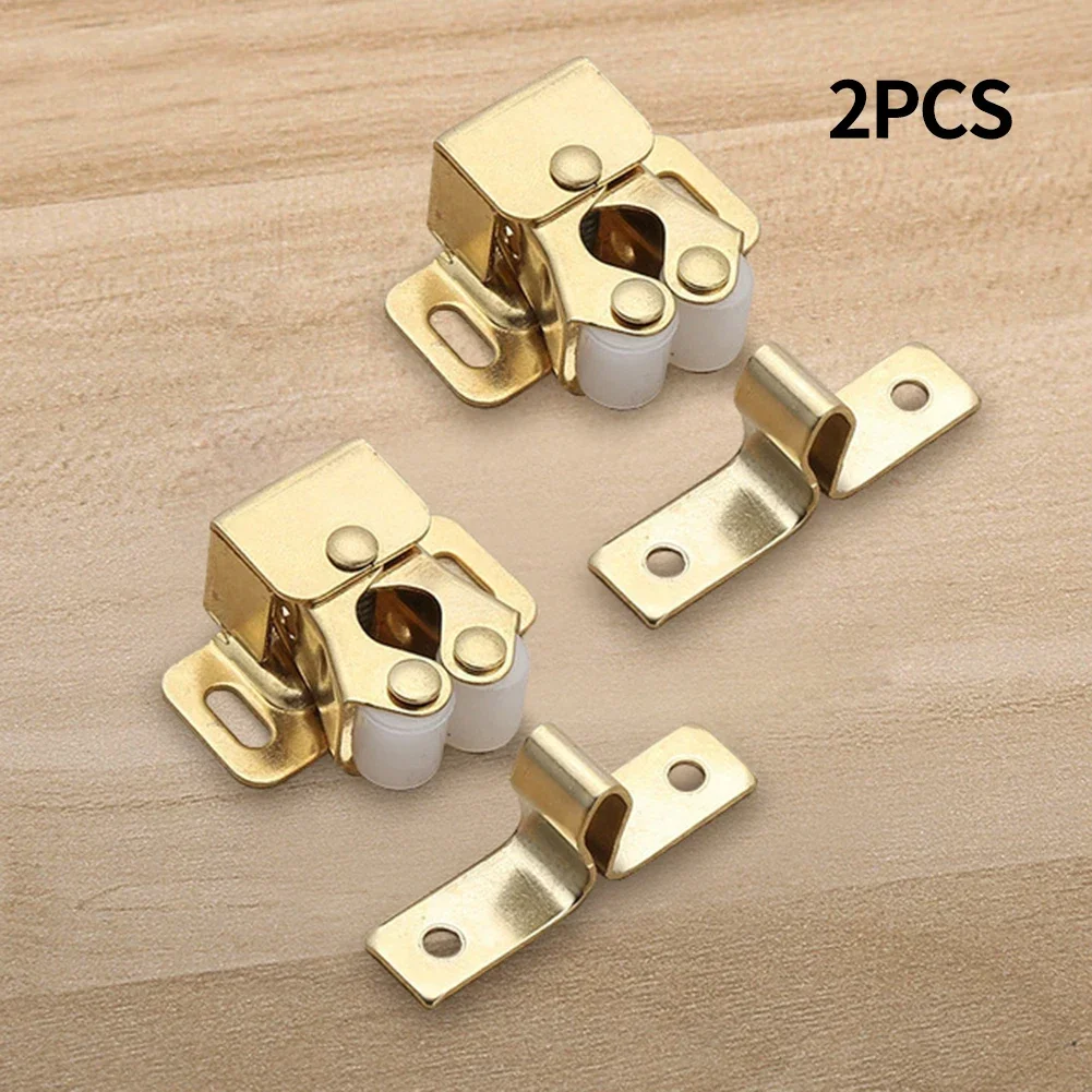 Bantam Door Cabinet Locks Clips Iron Replacement Self-closing Drawer Spare Parts Touch Beads Wardrobe 4 Colours