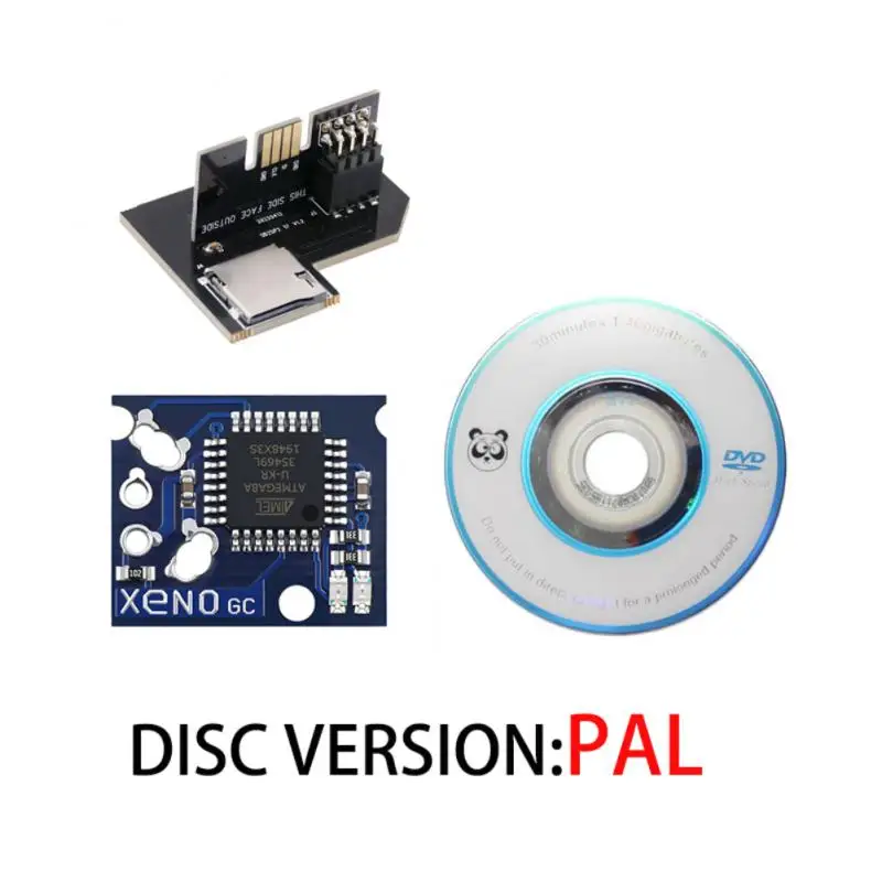 Adapter TF Card Reader Replacement+ Boot Disc Mini DVD For Gamecube NTSC-U/NTSC-J/PAL Game Accessories