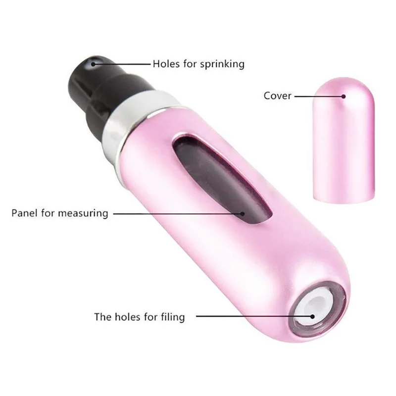 ​Mini Perfume Atomizer - Compact & Leak-Proof for Travel - Refillable Spray Bottle for Purse