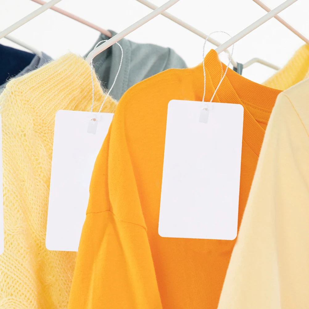 

2000pcs Garment Rope Clothing Price Pins For Gift Hanger Ropes Label Tags Cord Clasp Shop Clothes Tags Price