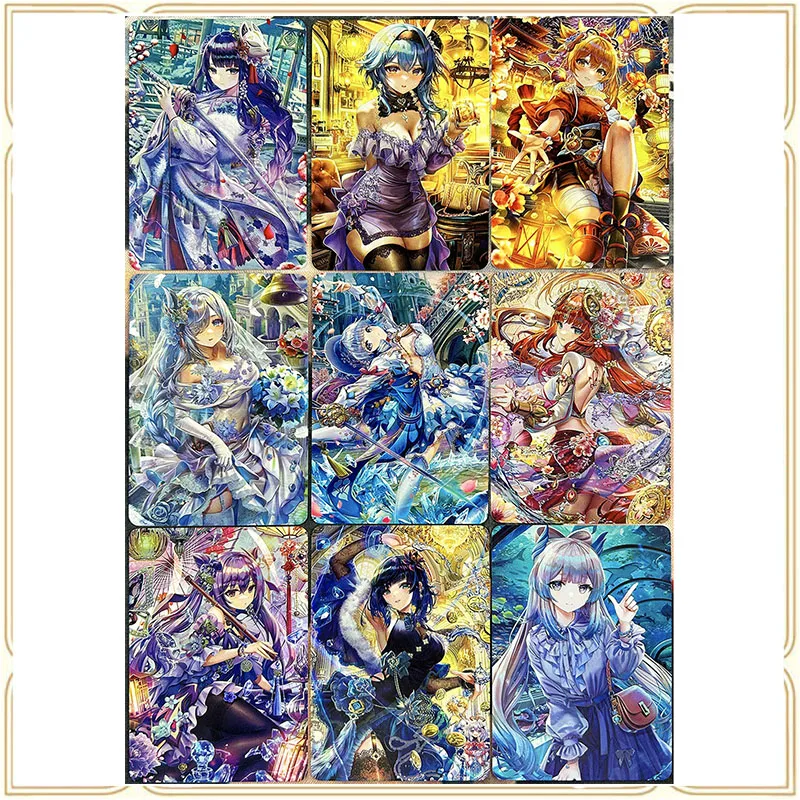 

Anime ACG Sexy Cards Goddess Story DIY Battle Game Cards Collection Christmas Birthday Gifts Beelzebul Ganyu Hu Tao Boy Toys