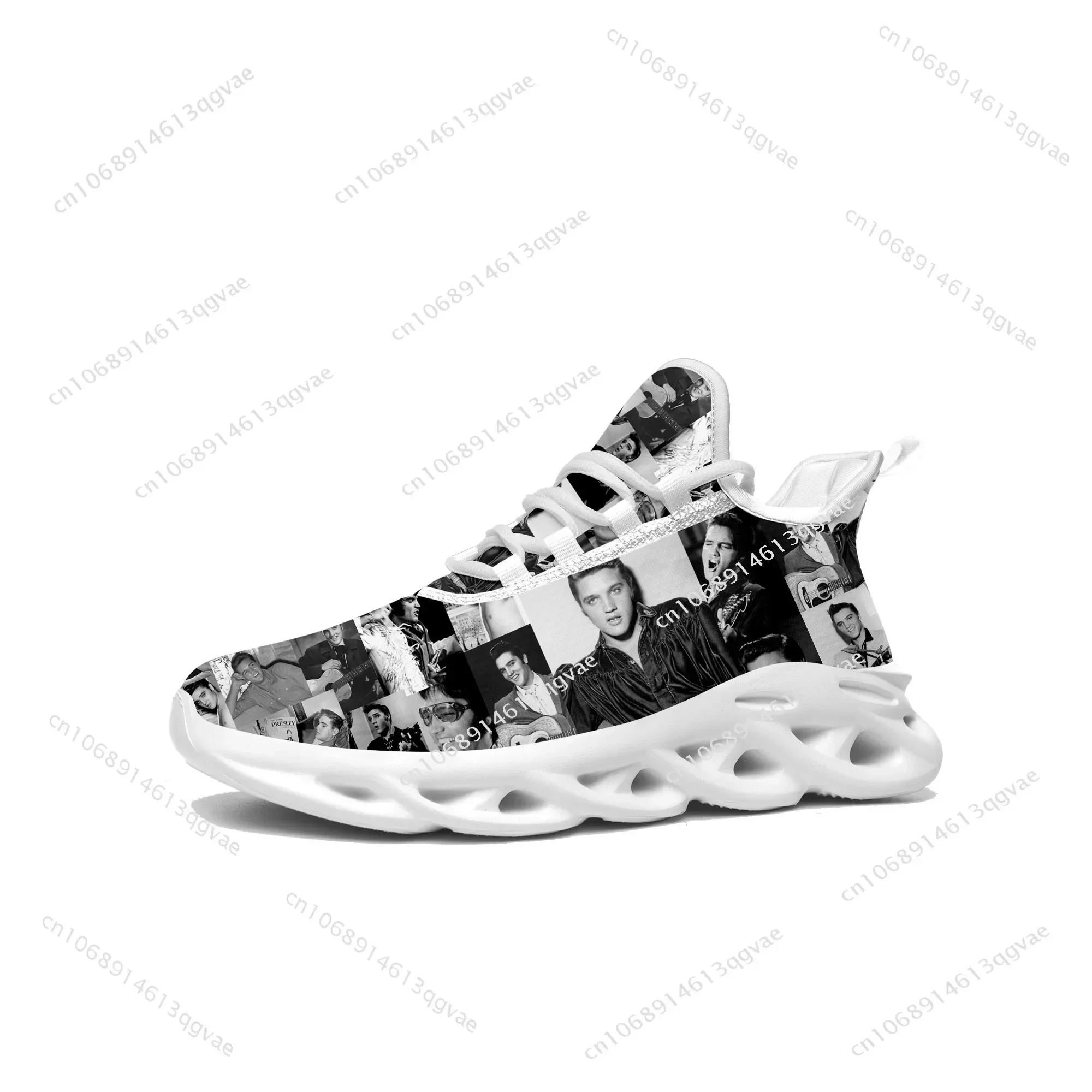Elvis King Hillbilly Cat Flats Sneakers Mens Womens Aaron Sports Running Sneaker Lace Up Mesh Footwear Tailor-made Shoe Presley