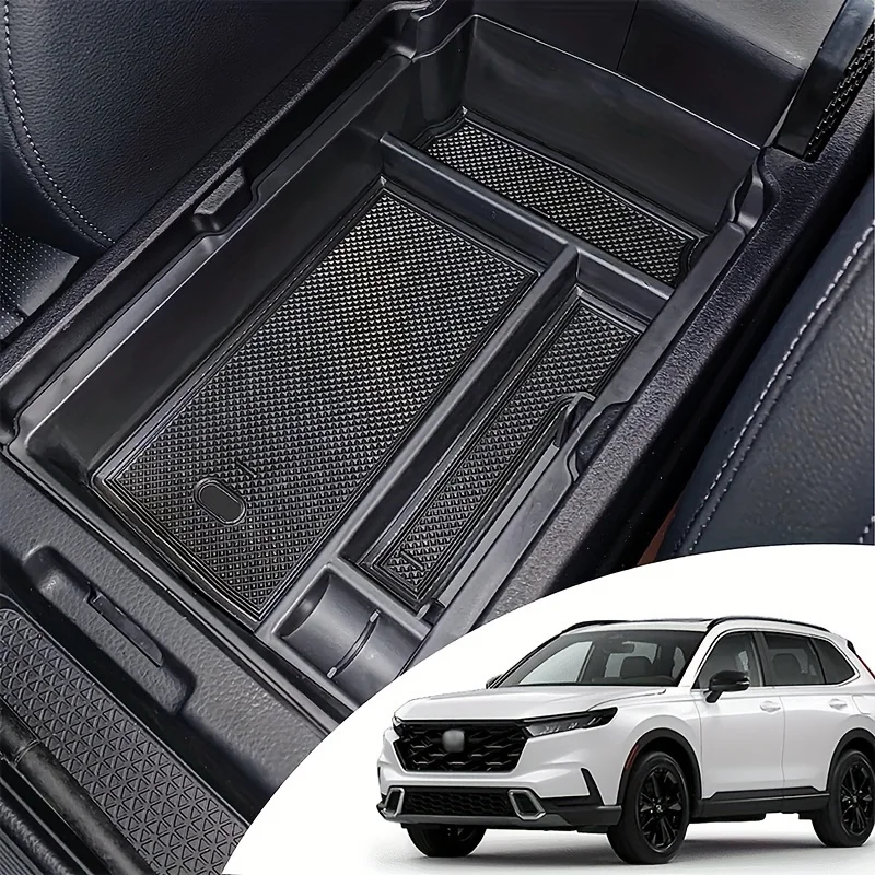 

For Cr-v 2023 2024 Center Storage Box Console Organizer Armrest ABS Plastic Secondary Storage Car Stowing Tidying