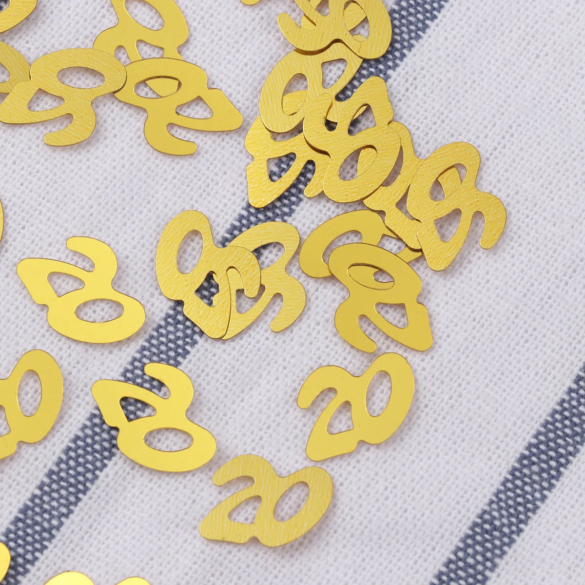 

1200Pcs Number Party Confetti Birthday Anniversary Table Decoration Sprinkle Celebration Supplies Golden Sequins