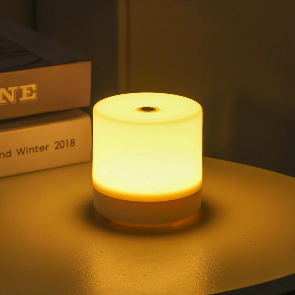 Touch Night Light Bedside Lamp Small USB Charging 3 Modes Dimming Table Lamp Bedroom Eye Protection For Kids Gift LED Book Lamp