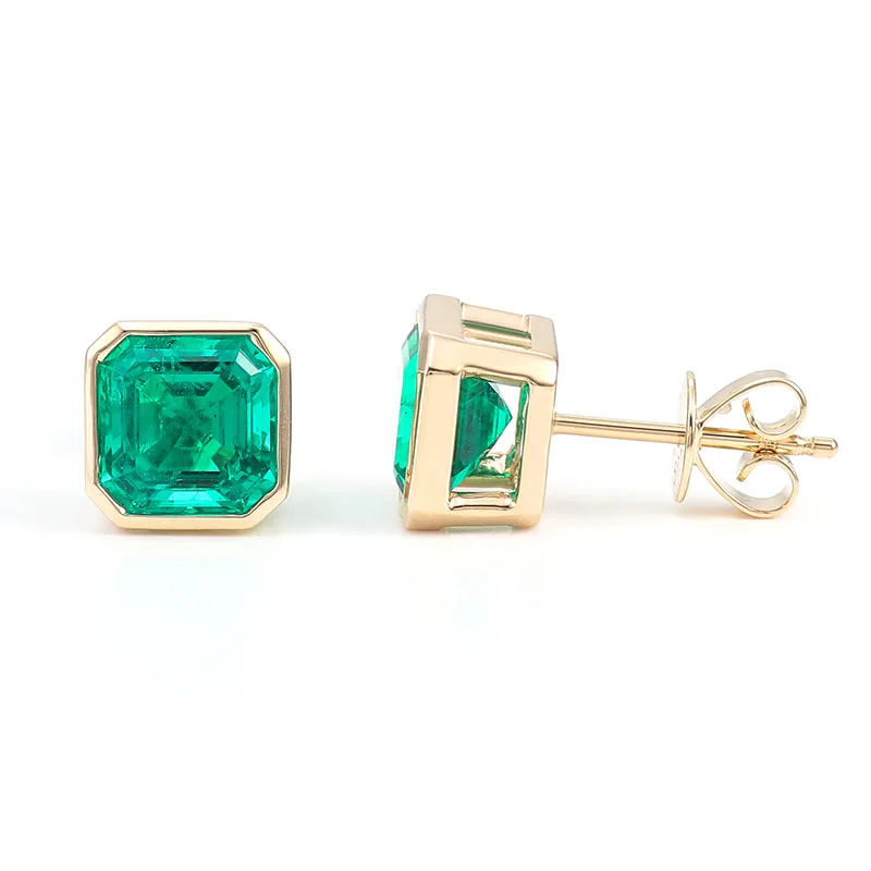 

Provence Jewelry 14k Yellow Gold OCT Gemstone Earring For Daily Wear And Women's Romantic Birthday Anniversary Gift