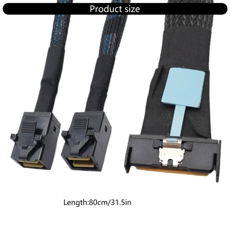 Server 8i 74PSlimline to SFF-8643 2Connector High Data Rate Cable